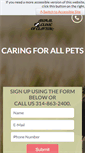 Mobile Screenshot of animalclinicofclayton.com